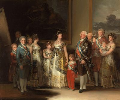 Charles IV of Spain and his Family by Francisco Goya