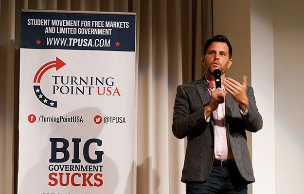 Dave Rubin at an Event at Turning Point USA