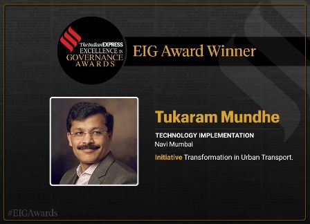 Excellence in Governance Award to IAS Tukaram Mundhe