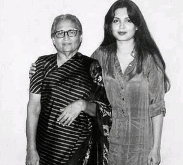 Parveen Babi With Her Mother