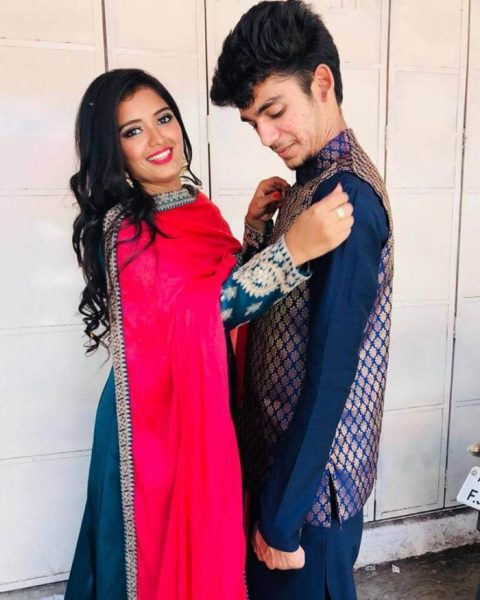 Priyanka Jain with her brother