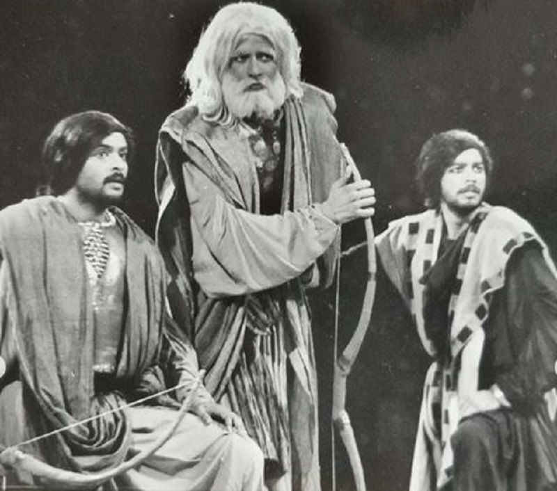 Rajesh Tailang in a Theatre Play