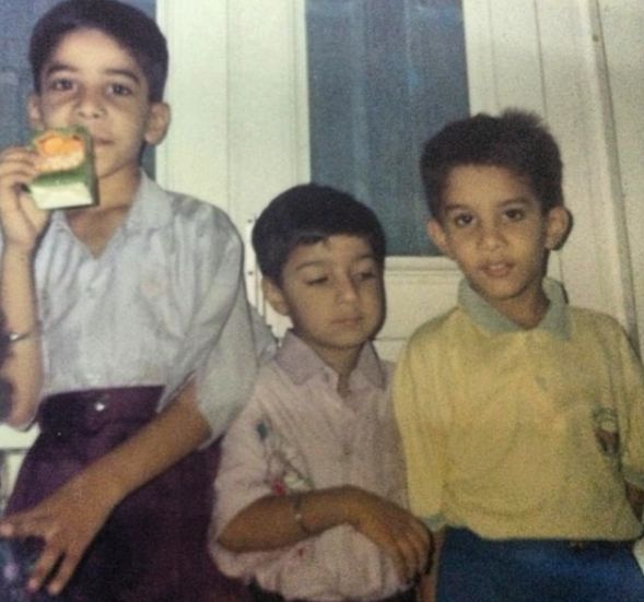 Sahil Uppal in childhood