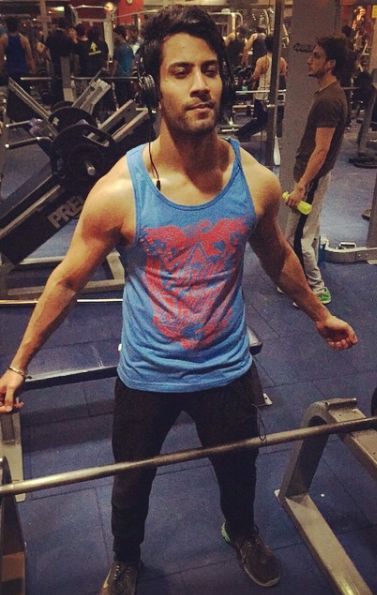 Sahil Uppal inside the gym
