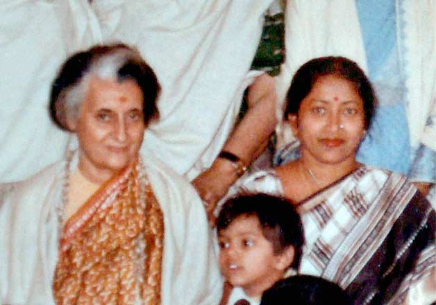Suvra along with former Prime Minister of India Indira Gandhi