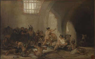 The Madhouse by Francisco Goya