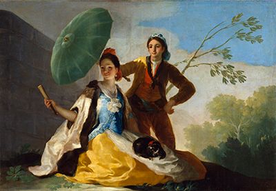 The Parasol by Francisco Goya
