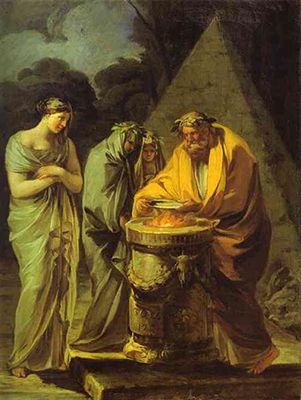 The Sacrifice to Vesta by Francisco Goya