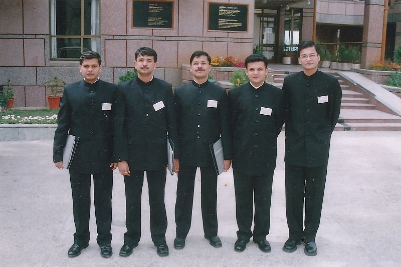 Tukaram Mundhe with his IAS batchmates