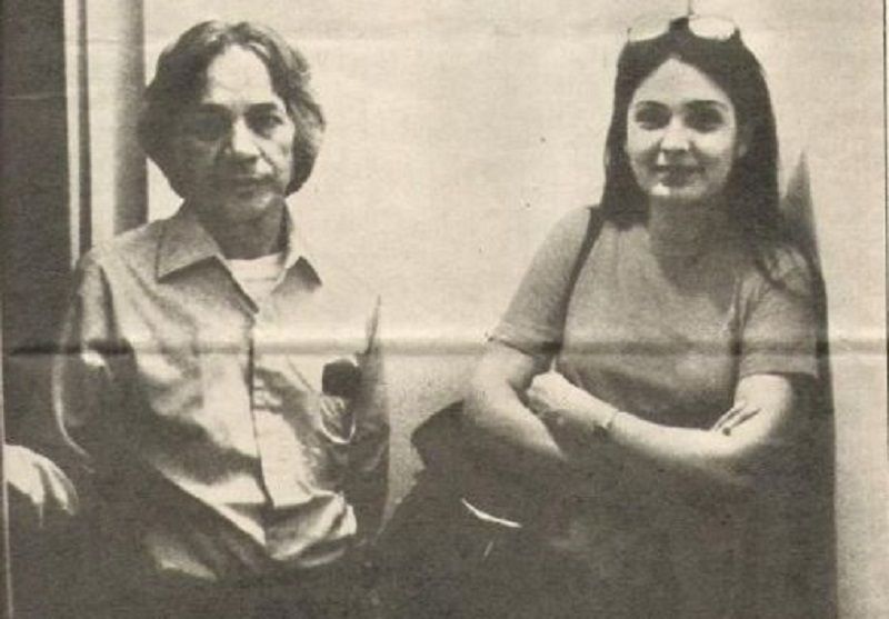 U. G. Krishnamurti With Parveen Babi