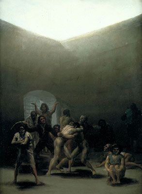 Yard with Lunatics by Francisco Goya