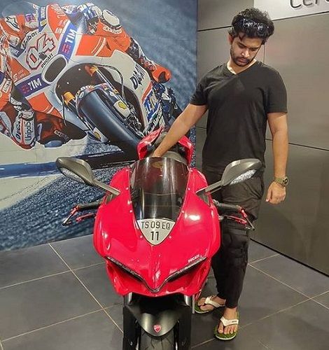 Abijeet Duddala and His Motorcycle