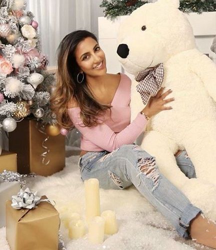 Avina Shah With Her Soft Toy