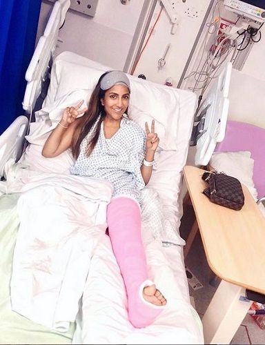 Avina Shah in a Hospital