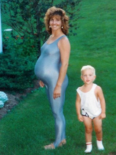 Childhood Picture of Nick Bare with his Mother