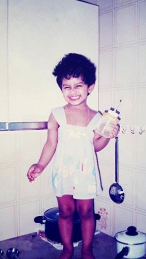 Kira Narayanan's childhood picture