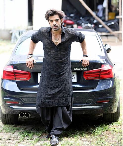 Mohit Malik with his car