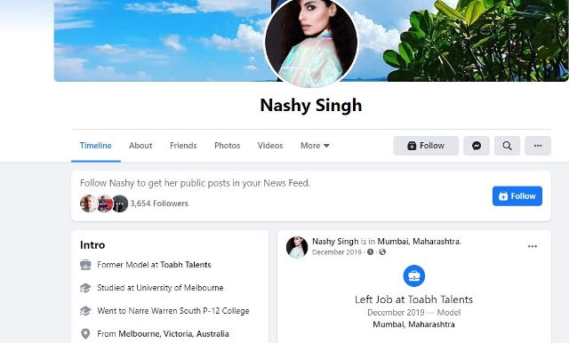 Nashpreet Kaur's Facebook Profile