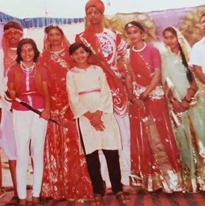 Anup Soni (First from Left) in his School Play