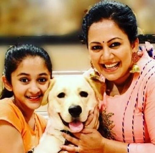 Archana Chandhoke With Her Pet Dog and Daughter