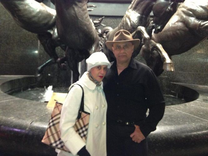 Deepali Issar With Puneet Issar