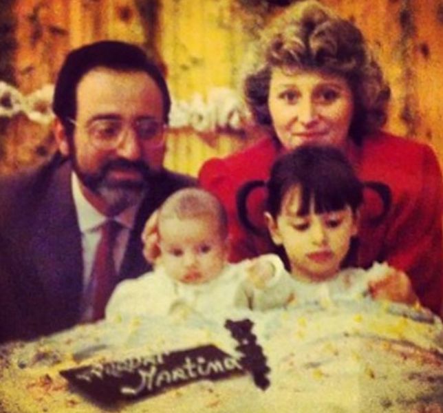 Giorgia Gabriele with her Parents and Sister