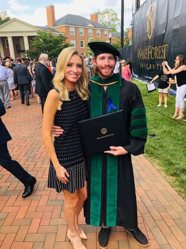 Kayleigh McEnany with her brother, Michael