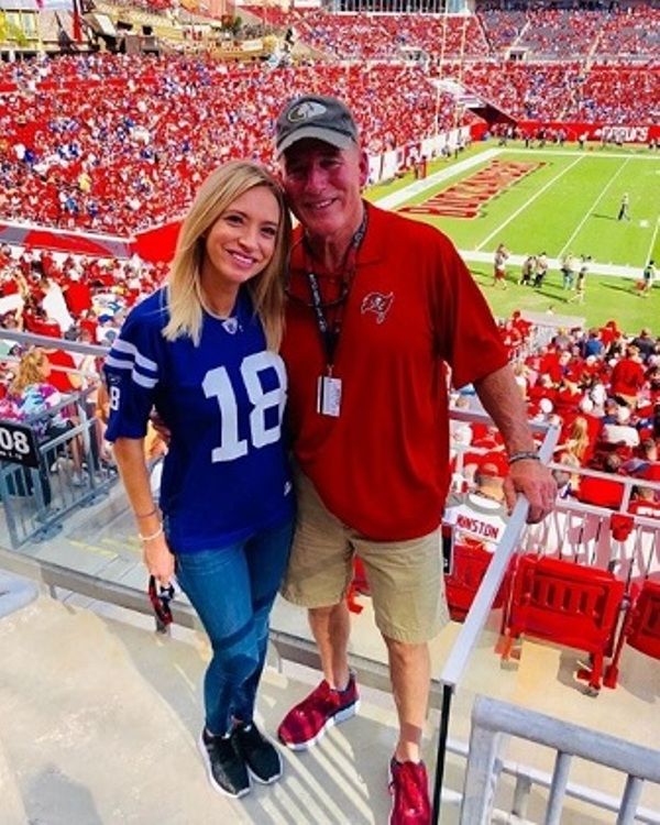 Kayleigh McEnany with her father, Michael McEnany