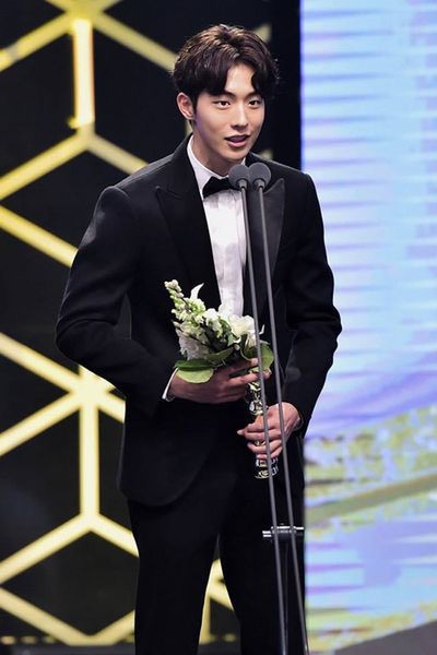 Nam Joo-hyuk Giving his Award Acceptance Speech at MBC Drama Awards