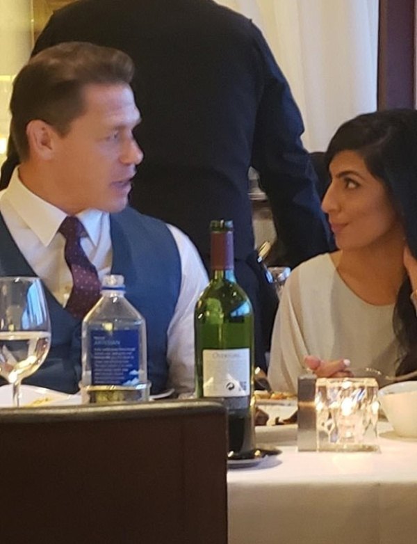 Shay and John Cena spotted at a dinner date