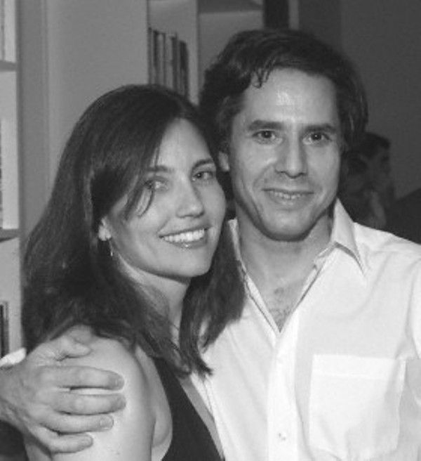 An old photo of Antony Blinken and his wife Evan Ryan