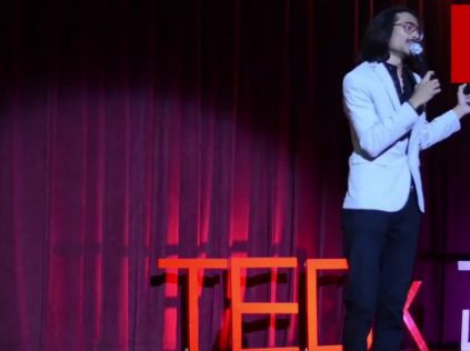 Bhuvan Bam as a TEDx speaker