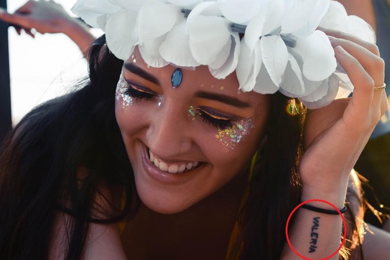 Jana Maradona's tattoo