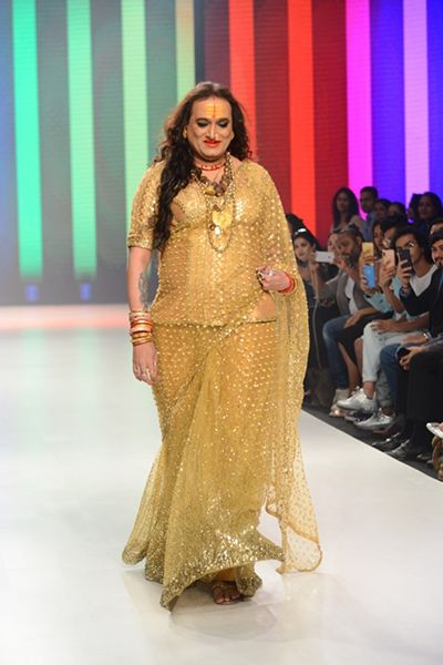 Laxmi Narayan Tripathi Walking the Ramp at Bombay Times Fashion Week