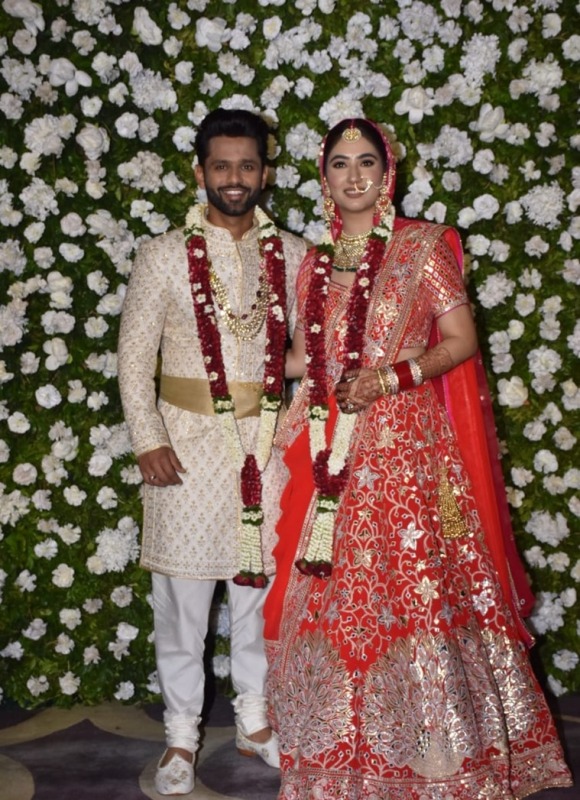 Rahul Vaidya and Disha Parmar wedding photo