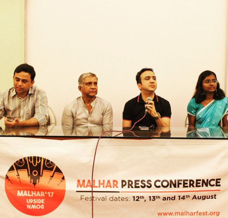 Ram Sampath at a press conference