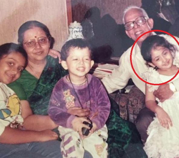 Ruchikaa Kapoor in childhood