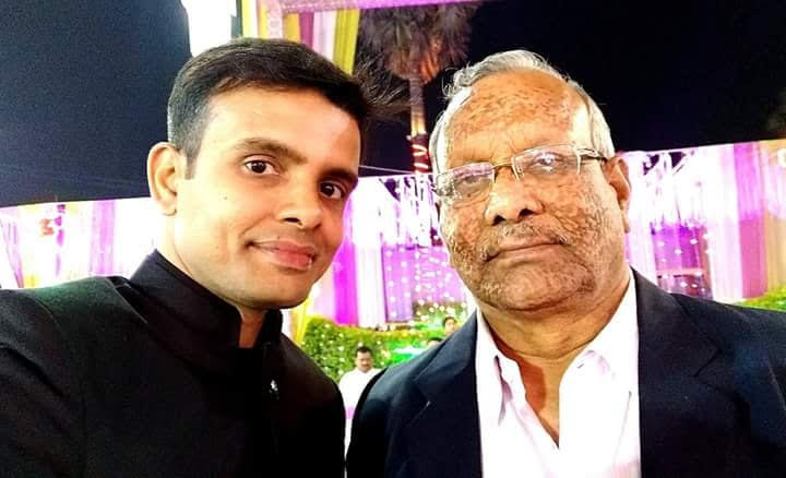 Tarkishore Prasad with his son Rahul Prasad
