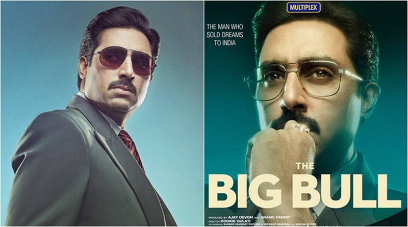 The poster of Big Bull starring Abhishek Bachchan