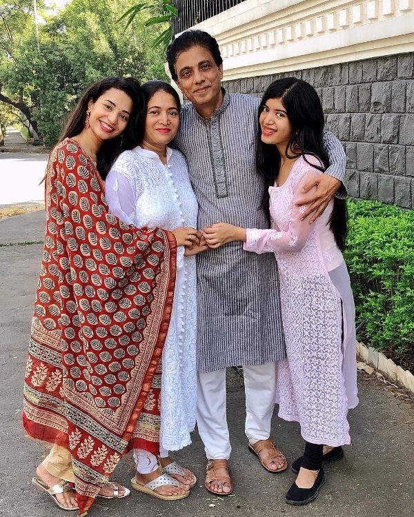 Anjali Barot with her family