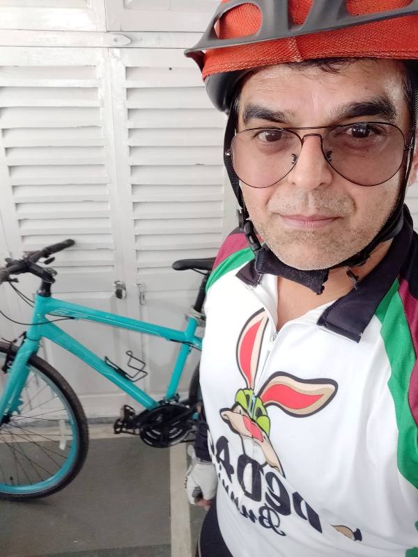 Atul Khatri cycling