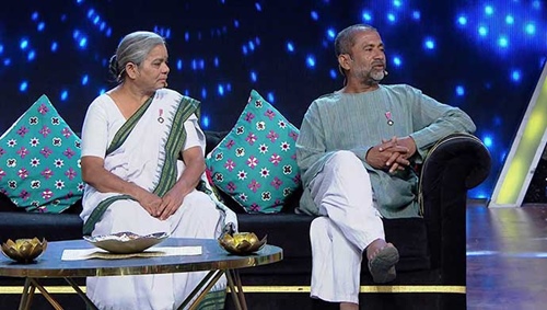 Dr. Smita and Dr. Ravindra Kolhe on tv show, Kanala Khada