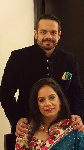 Gaurav Taneja and his Mother