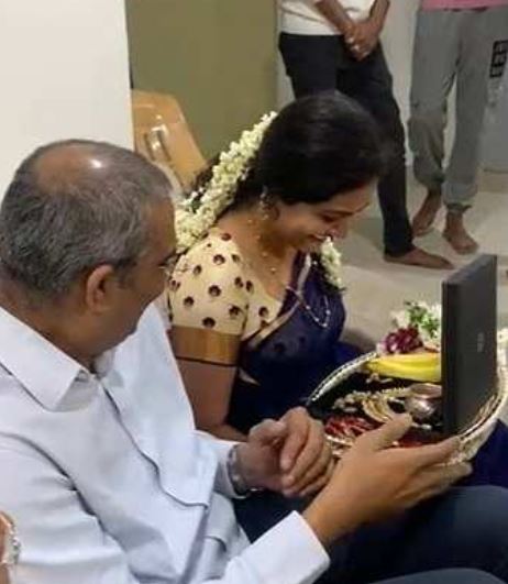 Ram Veerapaneni during his engagement