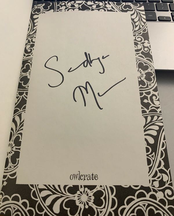 Sandhya Menon's signature