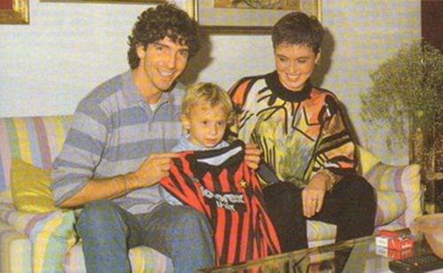 Simonetta Rizzato with Paolo Rossi and their son, Alessandro Rossi