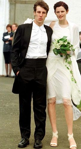 Stella Tennant and David Lasnet's Wedding Picture