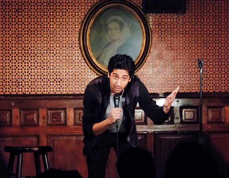 Vihaan Samat performing stand-up comedy