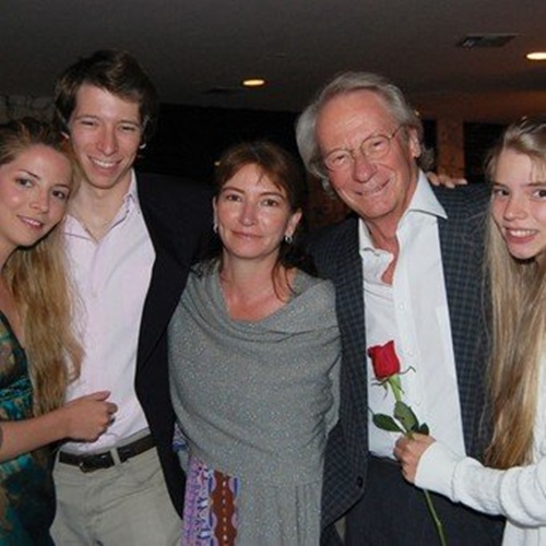 Anya Taylor (right) with her parents and siblings