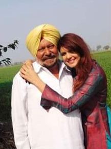Mangal Dhillon's father and younger sister, Ihana Dhillon